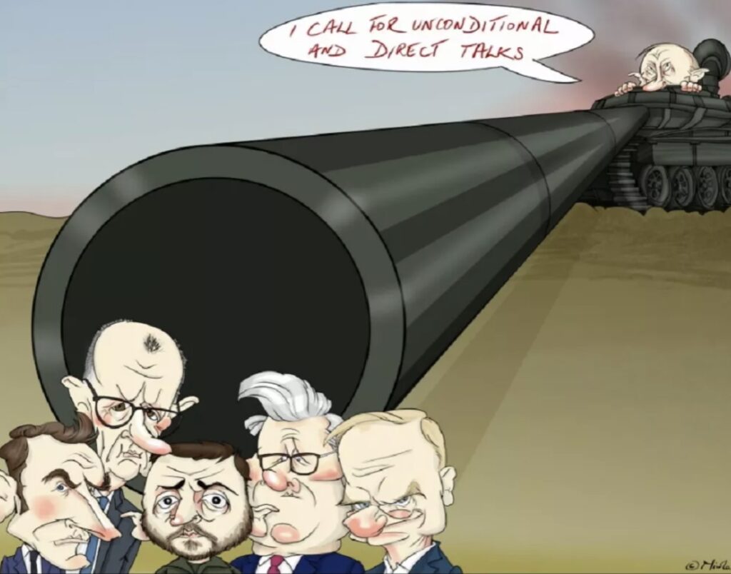 Карикатура в The Guardian