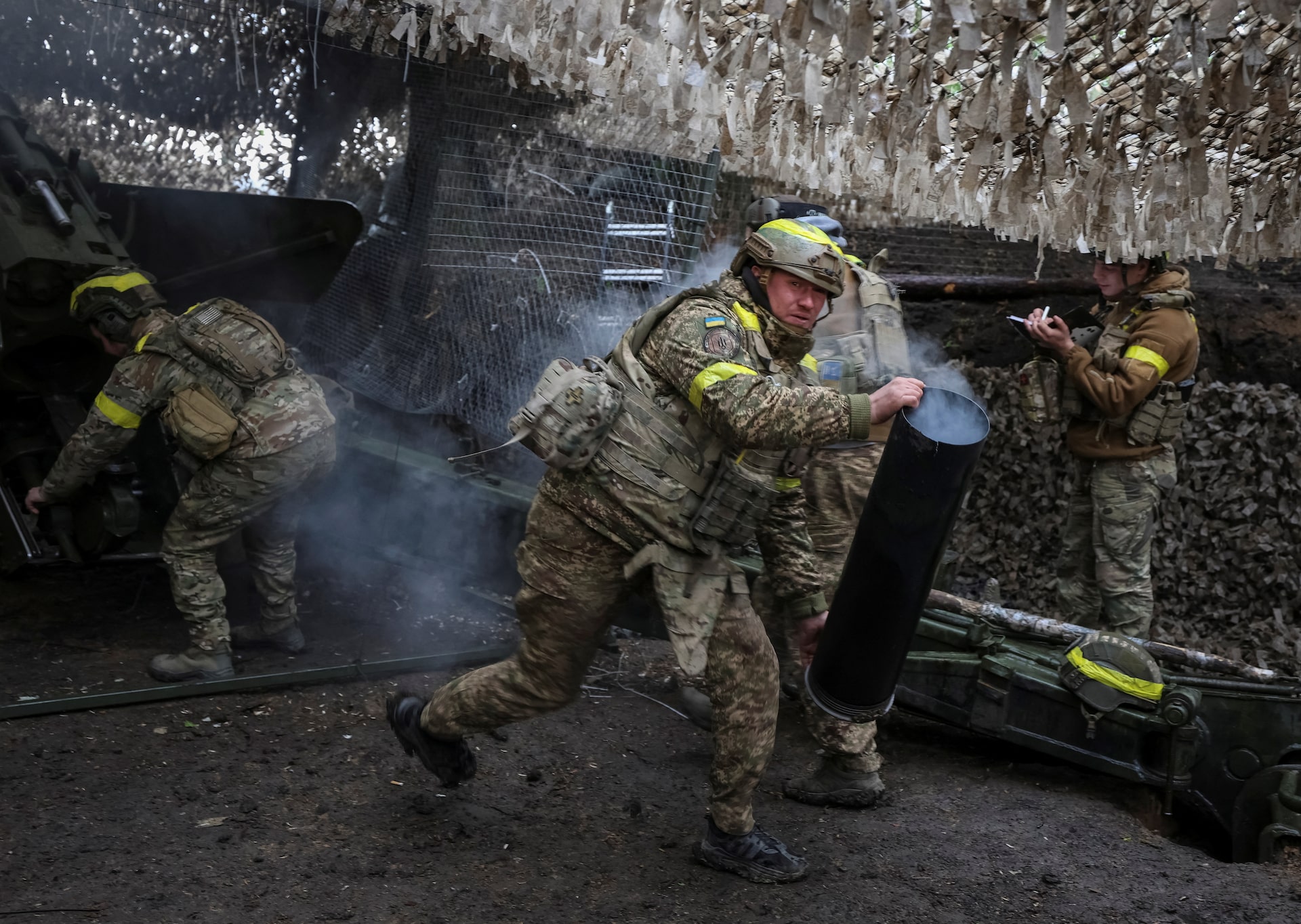 Военнослужащие 141-й отдельной механизированной бригады Вооруженных сил Украины