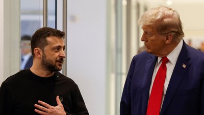 Дональд Трамп и Владимир Зеленский